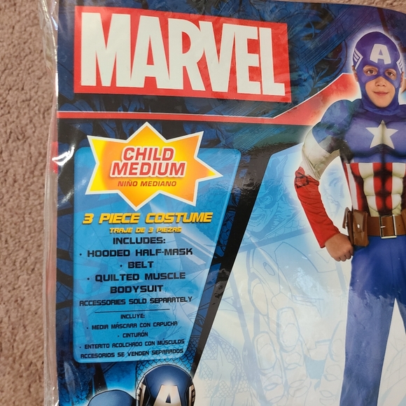 Captain America child costume - Picture 2 of 4